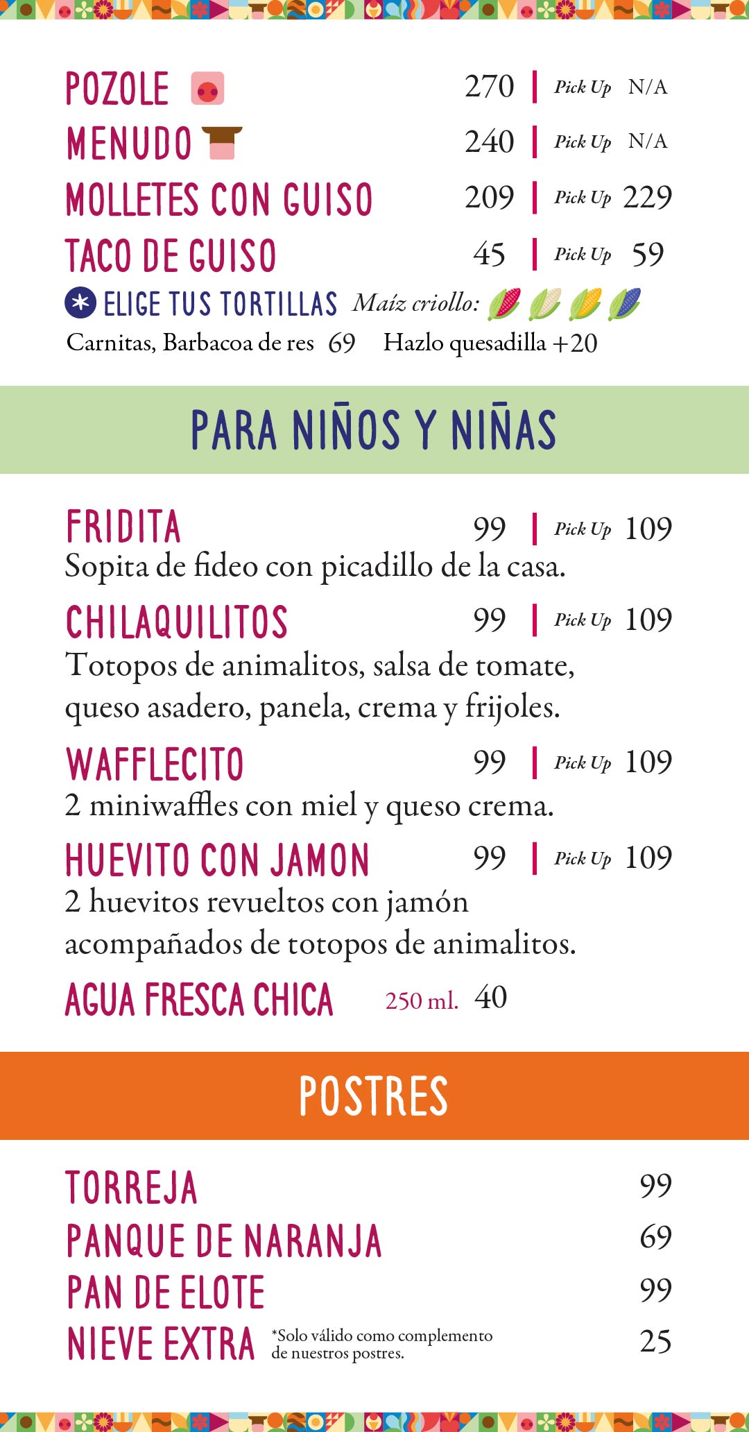 Frida Chilaquiles - Menú - Clásicos